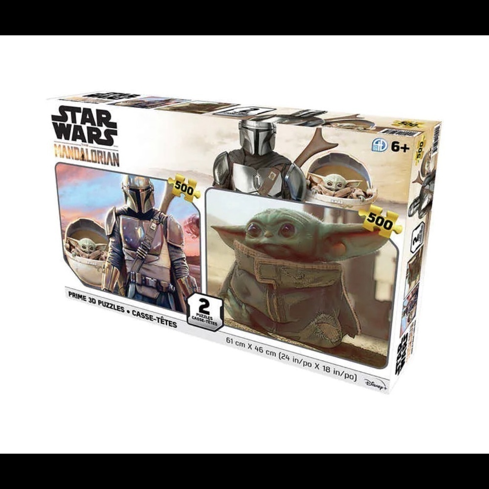 Star Wars Mandalorian Lenticular‎ 3D Puzzles – Twin Pack